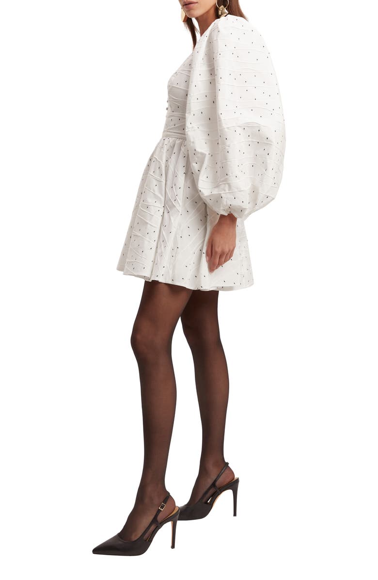 Bardot Eva Long Sleeve Minidress, Alternate, color,