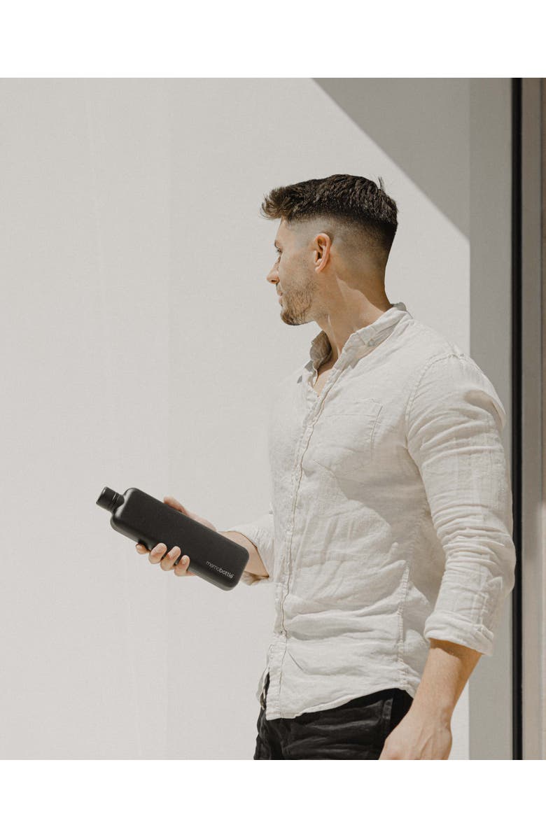 Memobottle Slim Memobottle - Stainless Steel, Alternate, color, Black