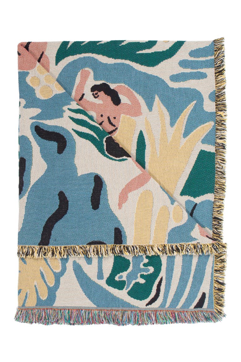 Kimbie Throw Blanket, Alternate, color, BLUE MULTI