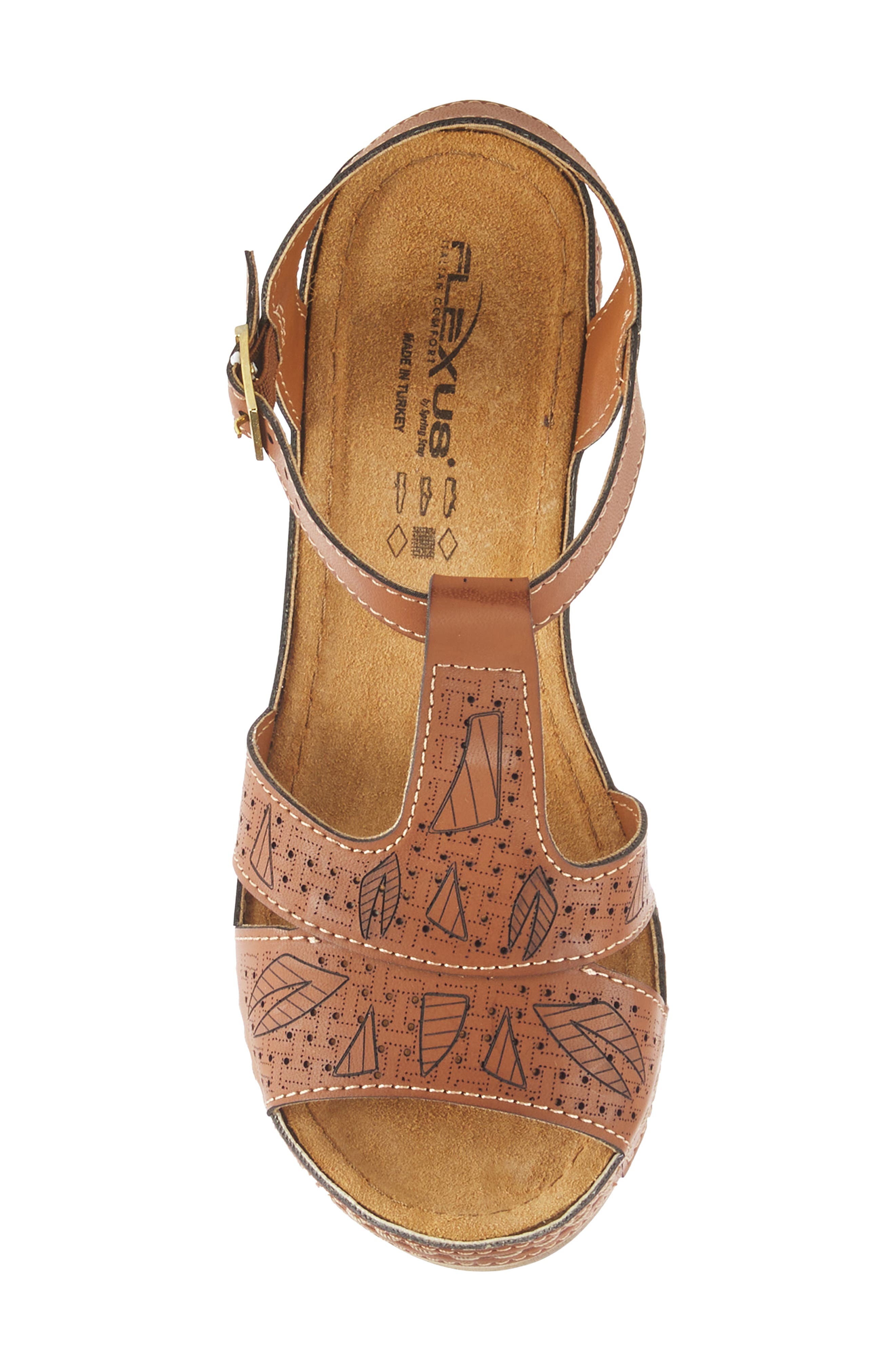 Flexus by Spring Step Natala Wedge Sandal, Alternate, color, 