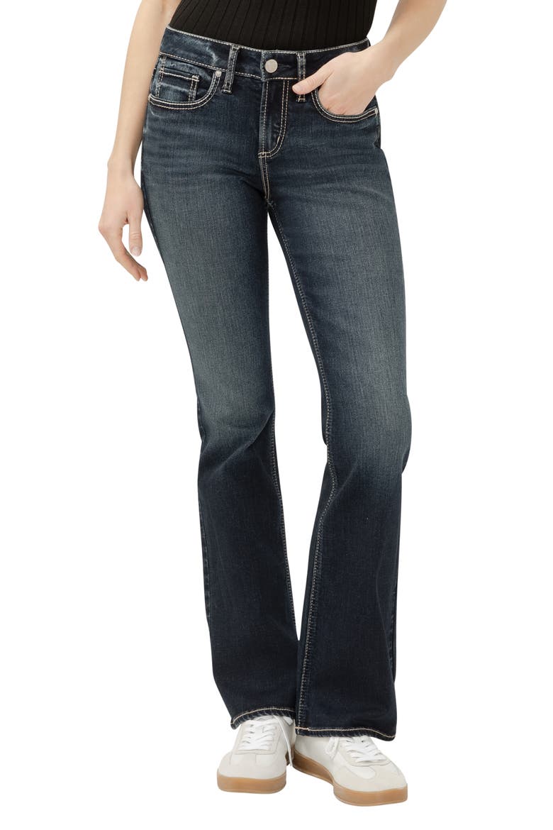 Suki Curvy Bootcut Jeans, Main, color, TWO STEPPIN