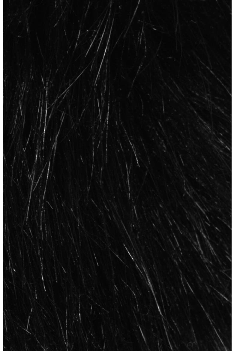 Faux Fur Hat, Alternate, color, BLACK