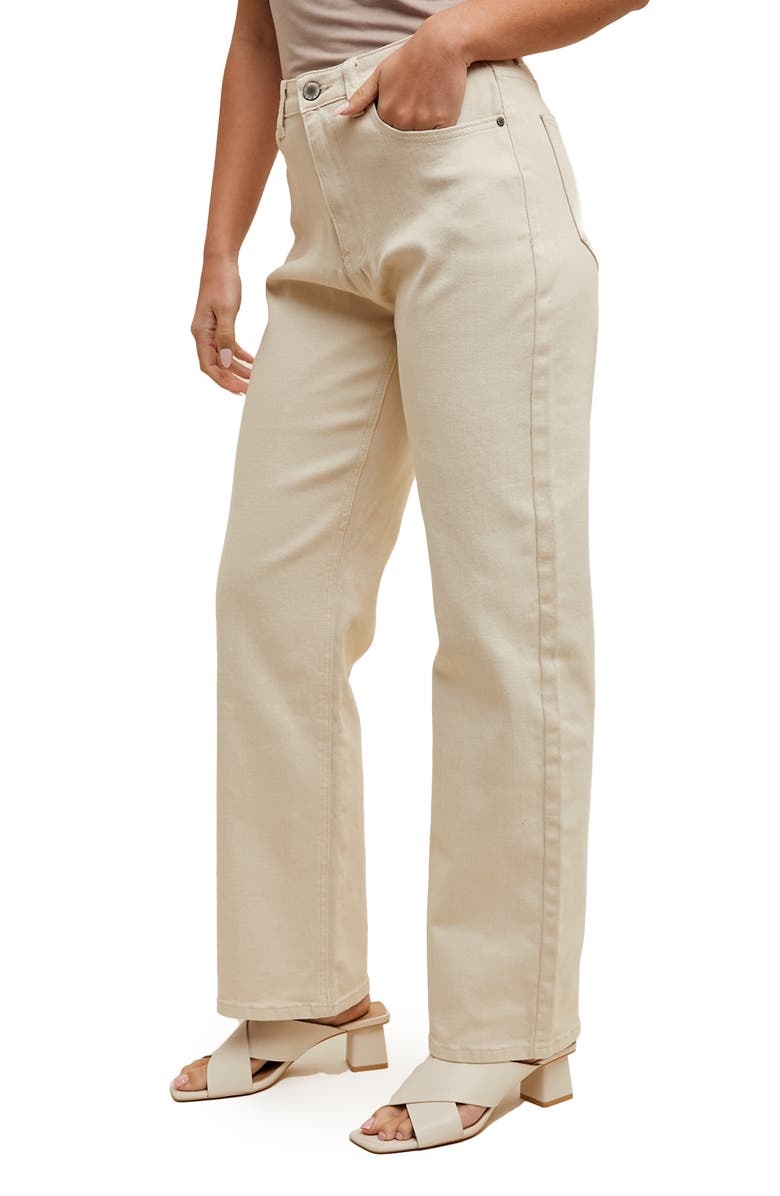 WISHLIST Five-Pocket Jeans, Alternate, color, Ecru