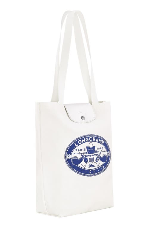 Longchamp X Constantin Riant Le Pliage Cotton Canvas Tote In Sand