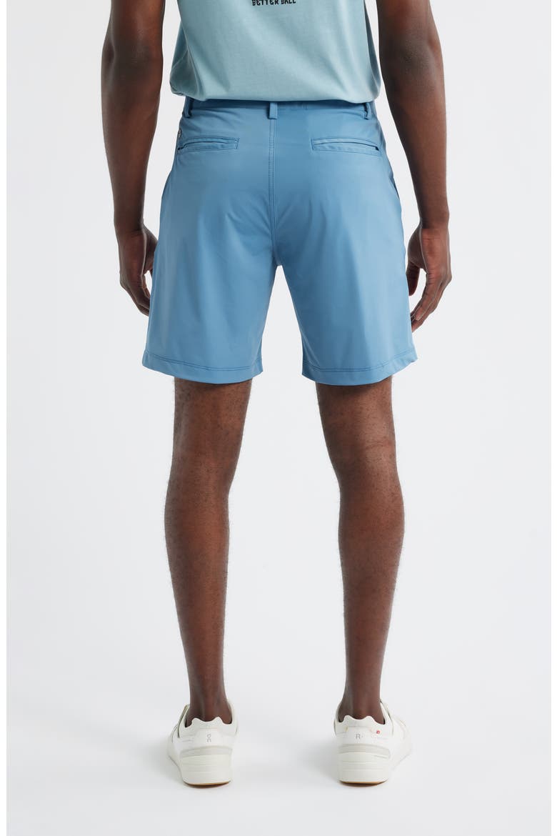 Bunker Flat Front Stretch Golf Shorts, Alternate, color, BLUESTONE