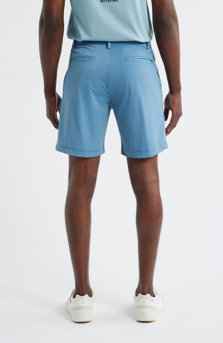Swannies Bunker Flat Front Stretch Golf Shorts, Alternate, color, Bluestone