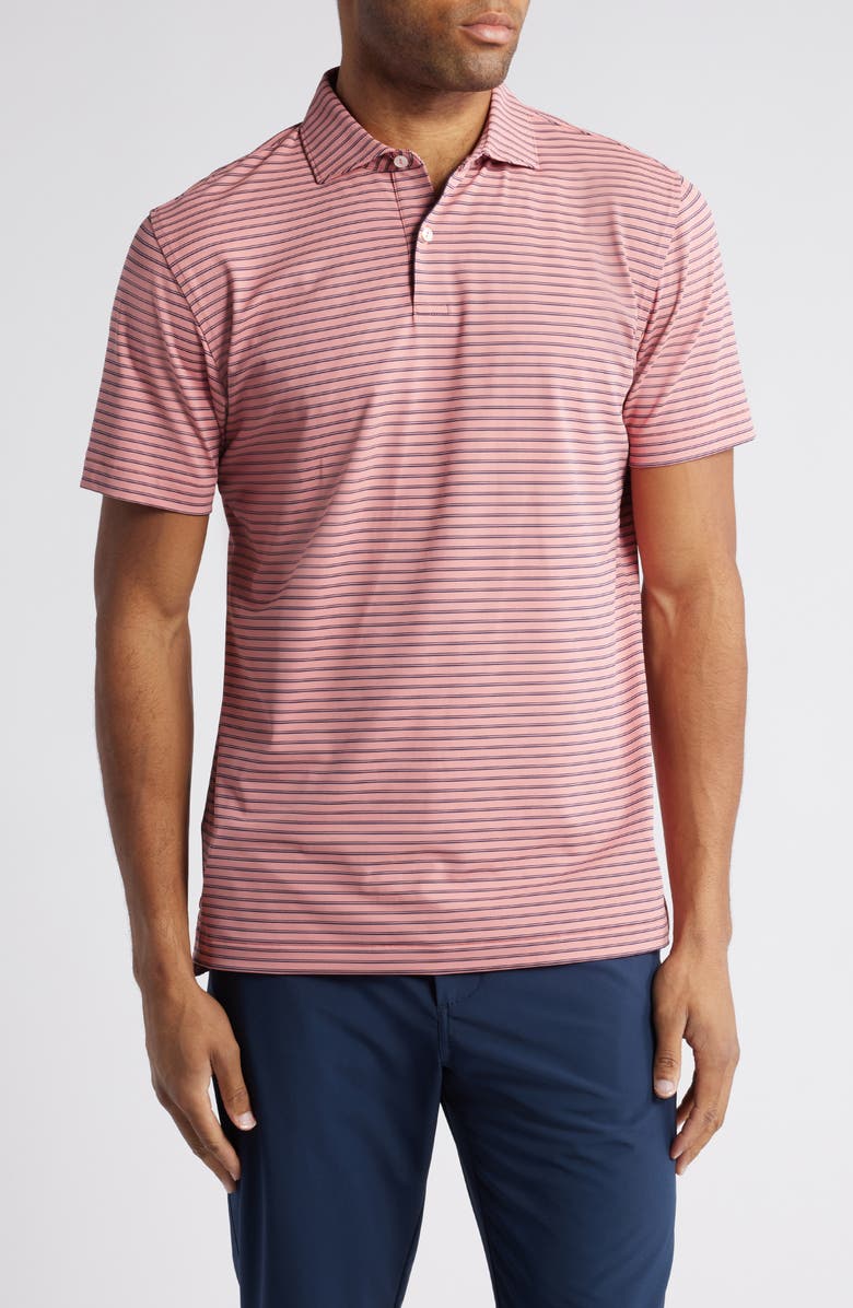 Bridge Stripe Performance Jersey Polo
