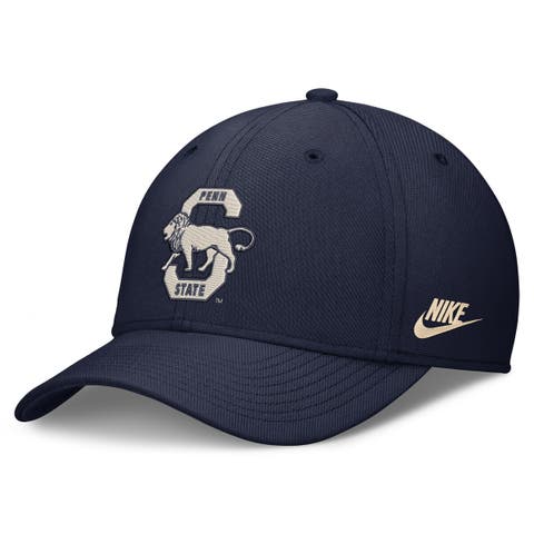Men's Nike Navy Penn State Nittany Lions Dri-FIT Vintage Rise Swooshflex Flex Hat