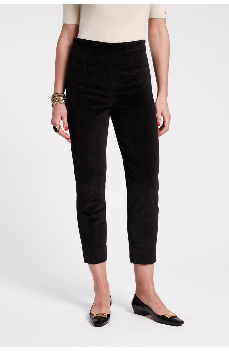 Frances Valentine Lucy Pant Solid Velvet Stretch Velvet, Main, color, 