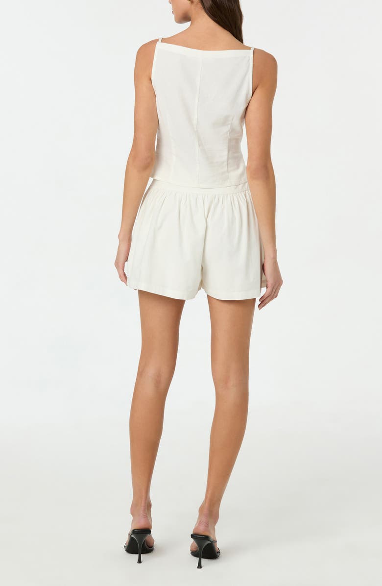 ASTR the Label Boat Neck Button-Up Camisole, Alternate, color, White