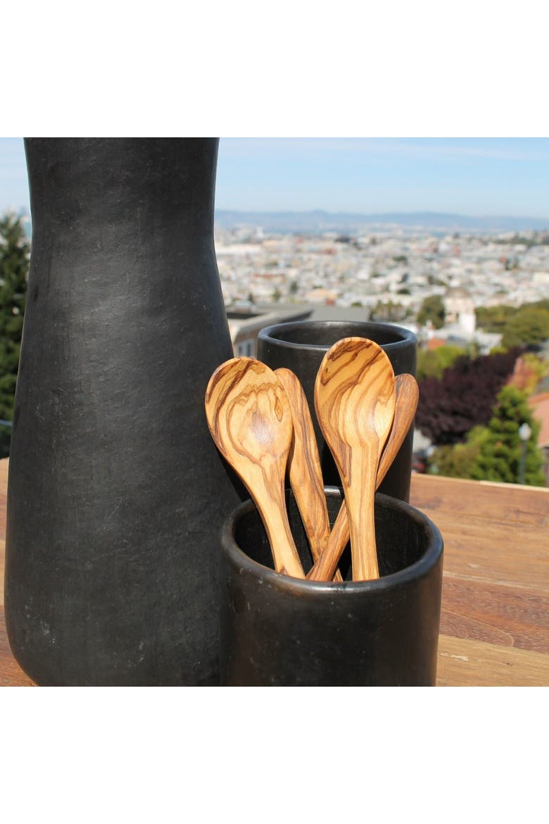 Olive Wood Spoons - Set of 4, Alternate, color, Olive Wood