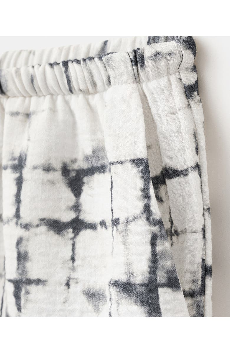 MANGO TEEN Tie Dye Drawstring Mini Shorts, Alternate, color,