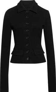 Dolce&Gabbana Boiled Wool Fitted Jacket