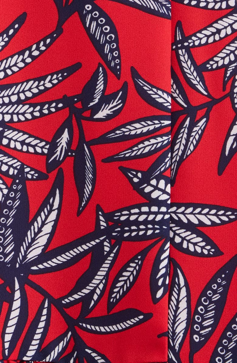 Jones New York Leaf Print Sleeveless Maxi Dress, Alternate, color, Rogue Multi