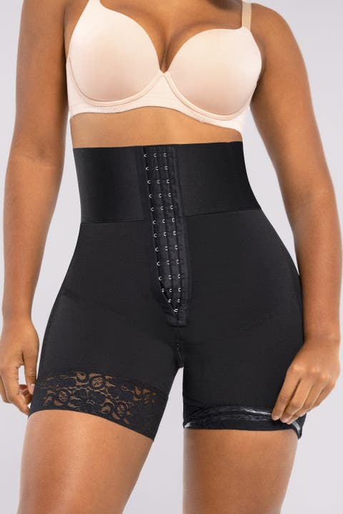 Tummy Control Boned Sculpt High Waist Shorts