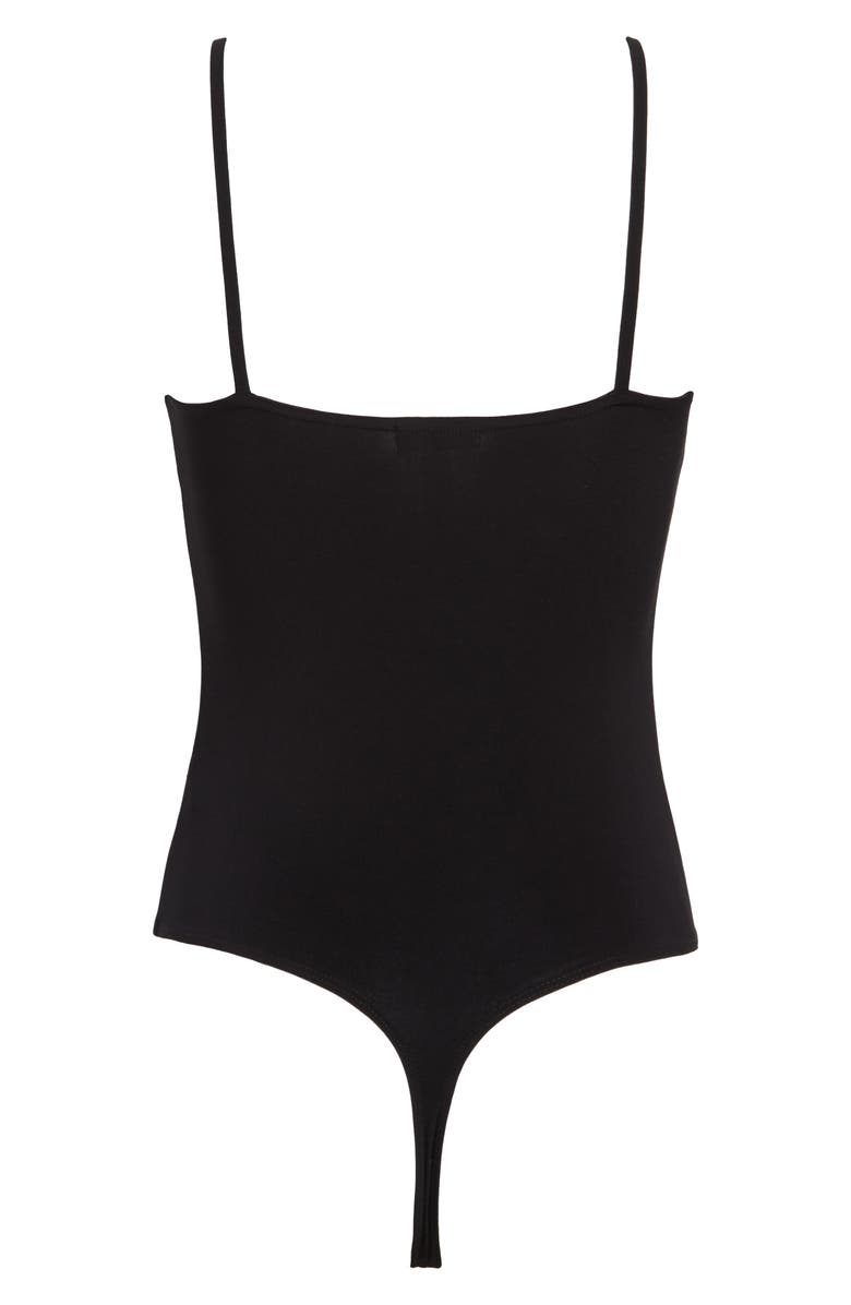 Leith Lace Trim Thong Bodysuit, Alternate, color, 