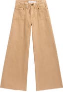 Tractr Kids' Utility Wide Leg Jeans