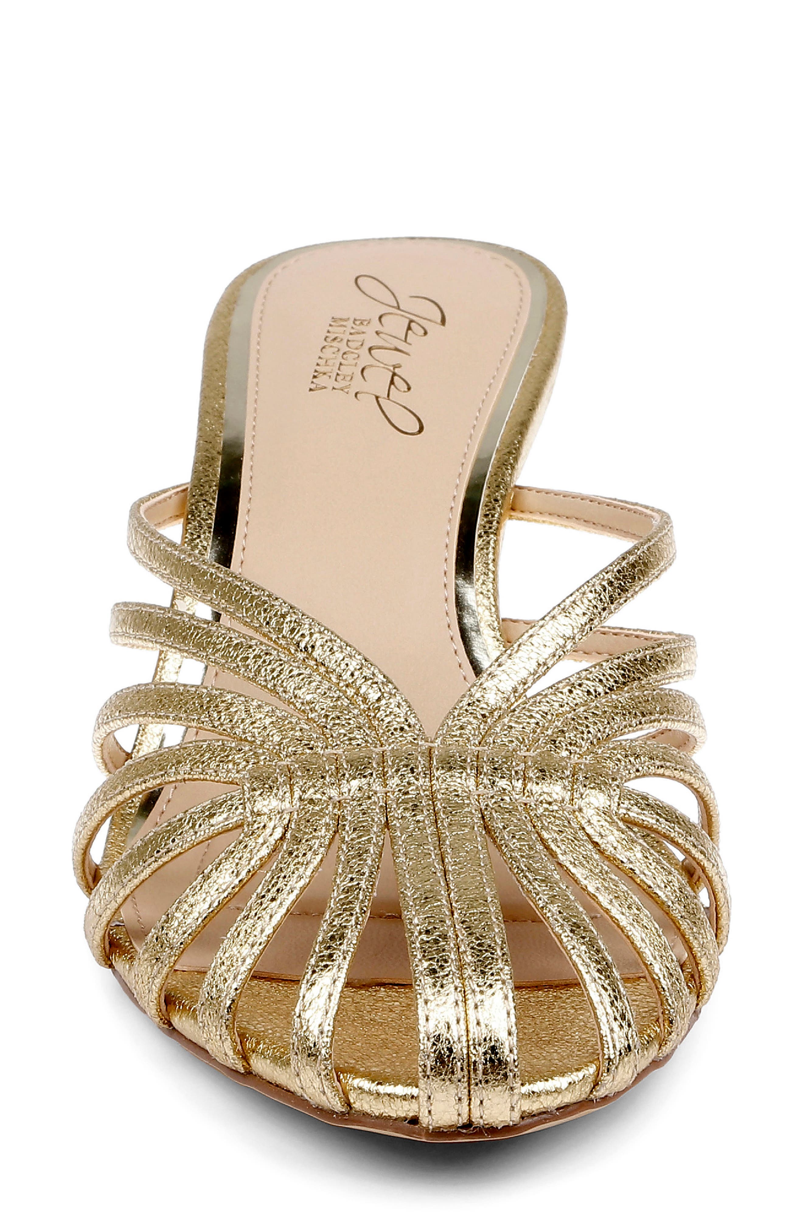 Ilaria Strappy Sandal, Alternate, color, GOLD TEXTILE