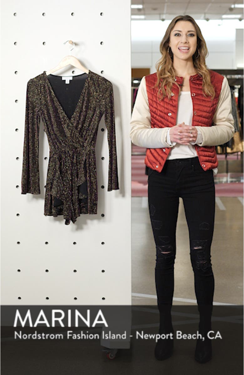 Glitter Stripe Romper, sales video thumbnail