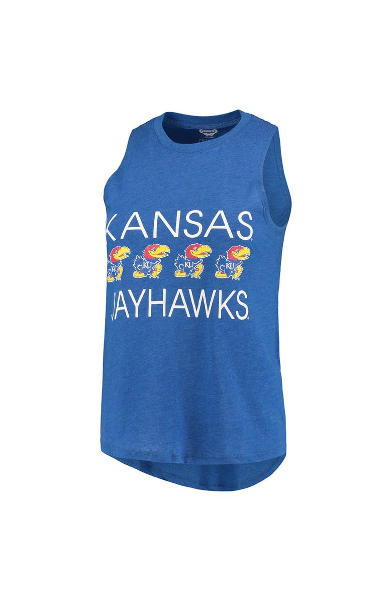 CONCEPTS SPORT Women's Concepts Sport Royal/Red Kansas Jayhawks Team Tank Top & Pants Sleep Set, Alternate, color, 
