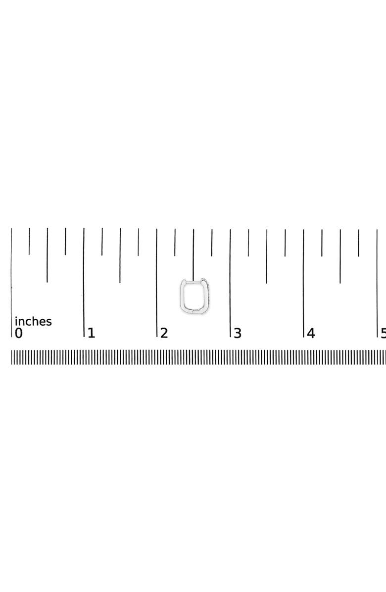 Haus of Brilliance 10K Gold 1/4 Cttw Lab Grown Diamond Double Row Huggie Hoop Earrings, Alternate, color, White