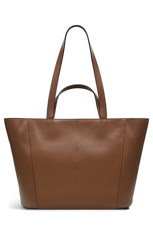 Radley Pockets Icon Zip Leather Tote Bag In Saddle