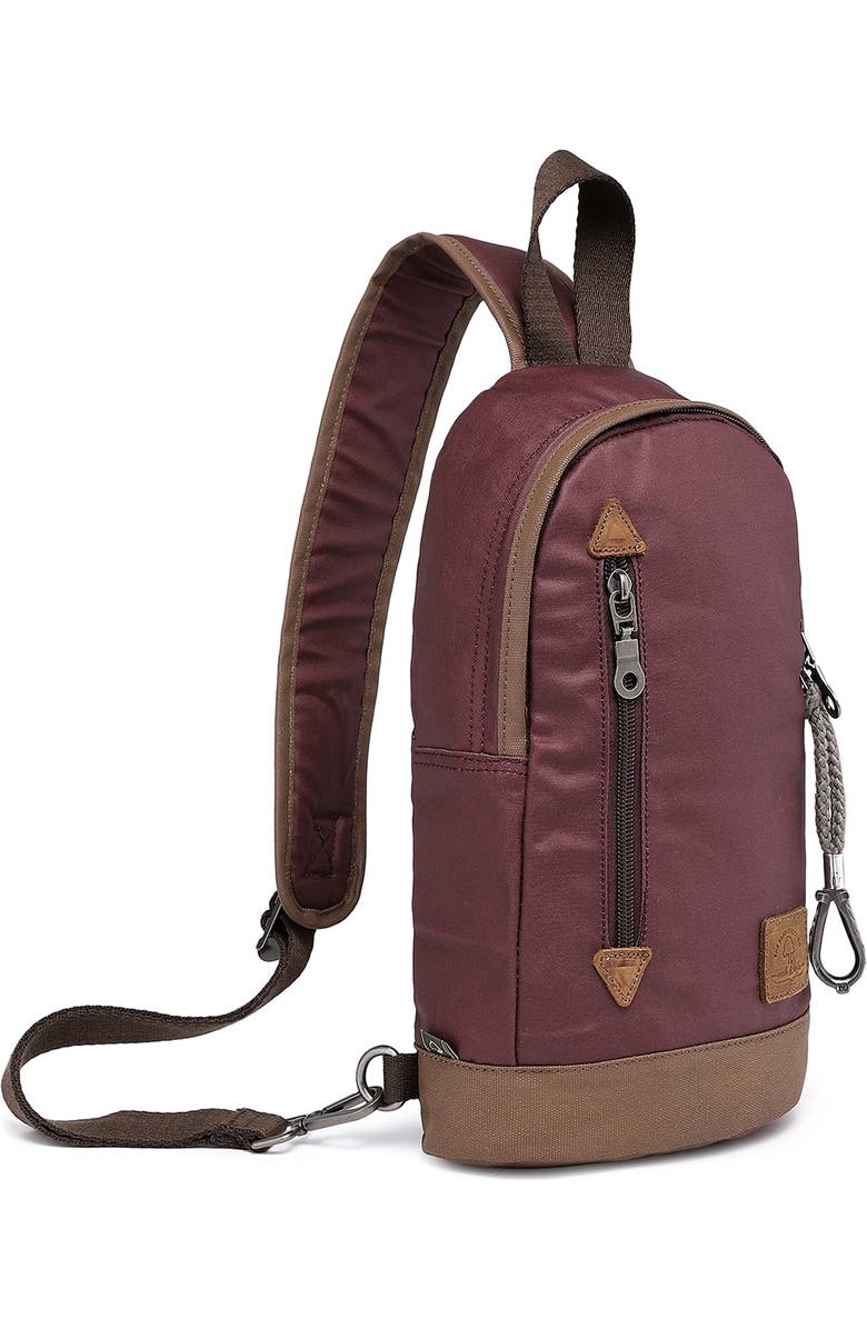 THE SAME DIRECTION Light Coated Canvas Sling Bag, Main, color,
