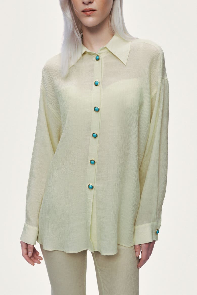 Bustier Set Shirt, Alternate, color, Mint Green