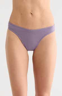 NORDSTROM RACK Assorted 5-Pack Stretch Cotton Thongs