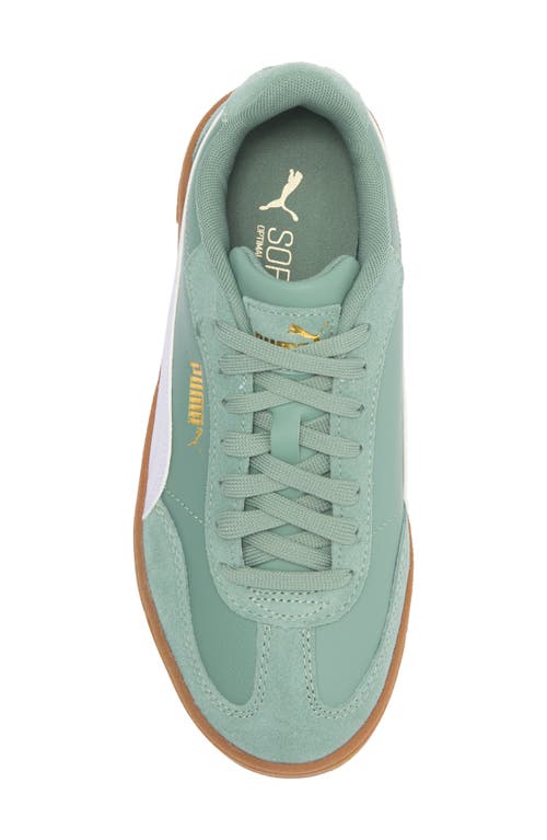 Puma Club Ii Era Platform Sneaker In Green Moon-lilac Frost