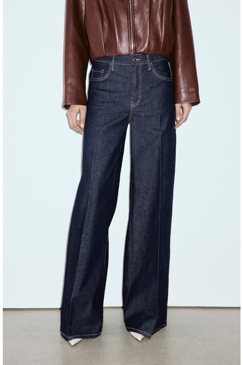 Elise High Waist Wide Leg Jeans, Alternate, color, OPEN BLUE