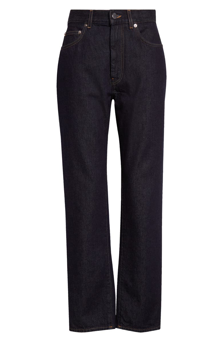 LOULOU DE SAISON Wular Organic Cotton Straight Leg Jeans, Alternate, color,