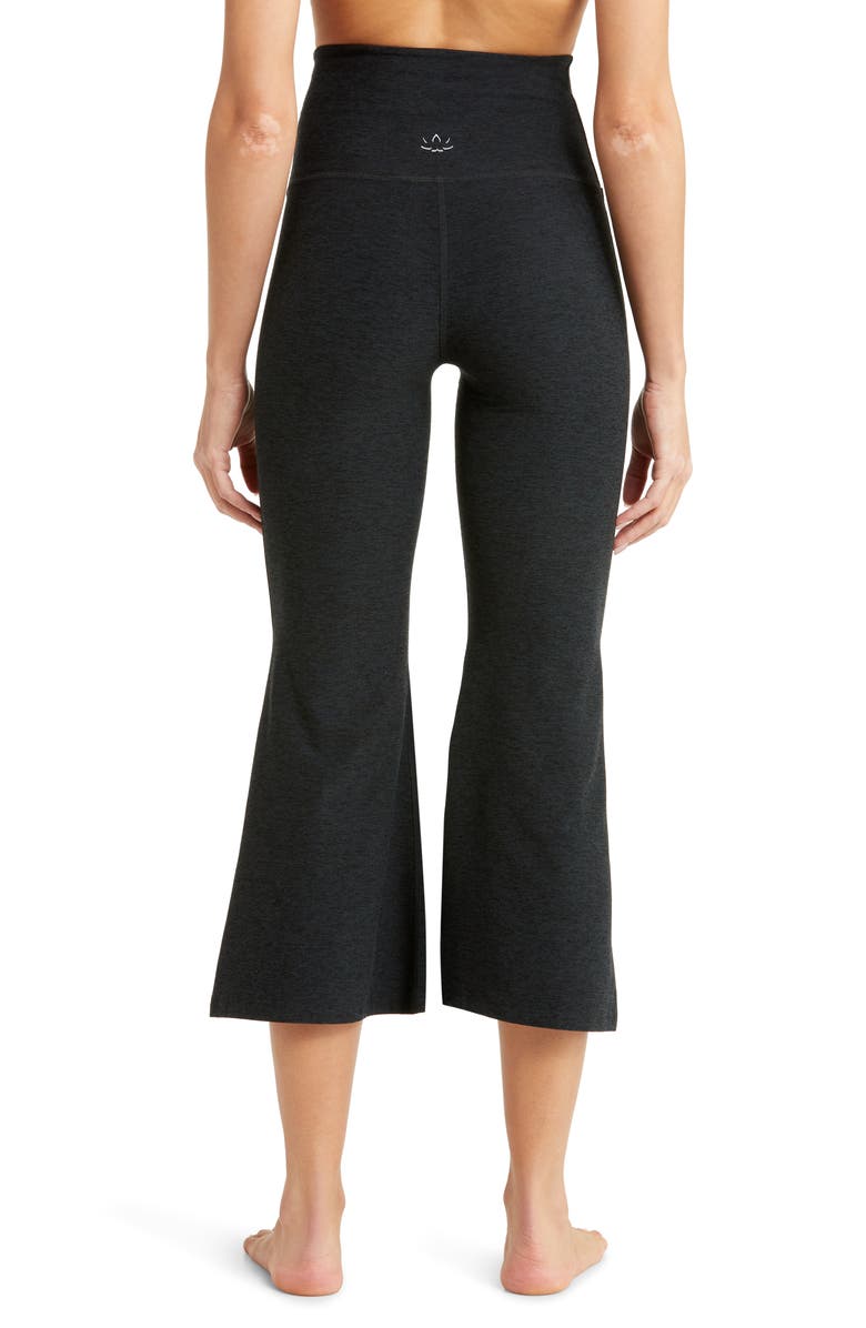 Beyond Yoga Space Dye High Waist Retro Crop Flare Pants, Alternate, color, 