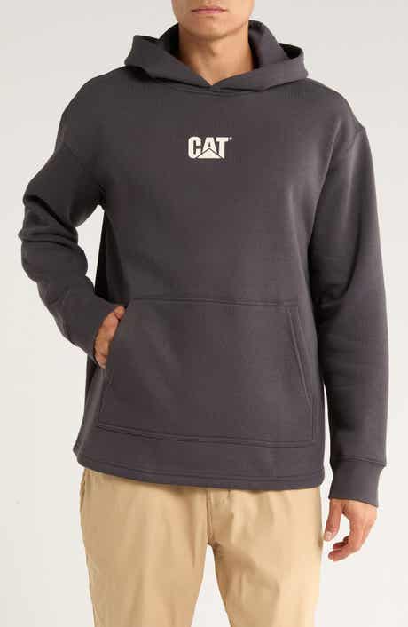 CAT WWR Crop Logo Graphic Hoodie