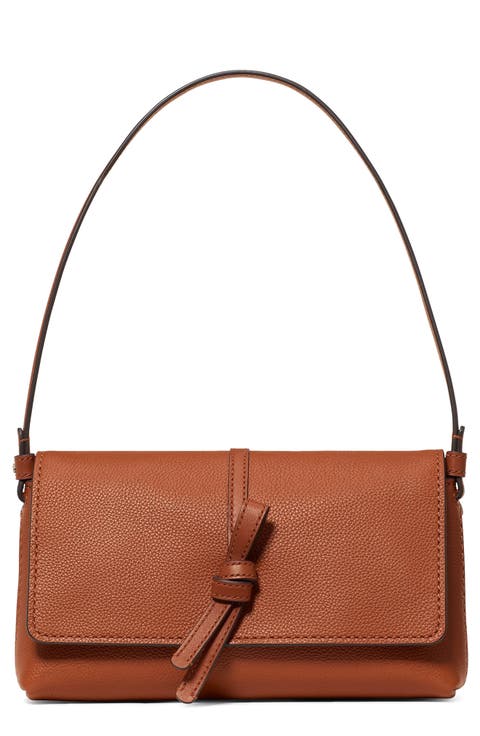 loop pebble leather shoulder bag