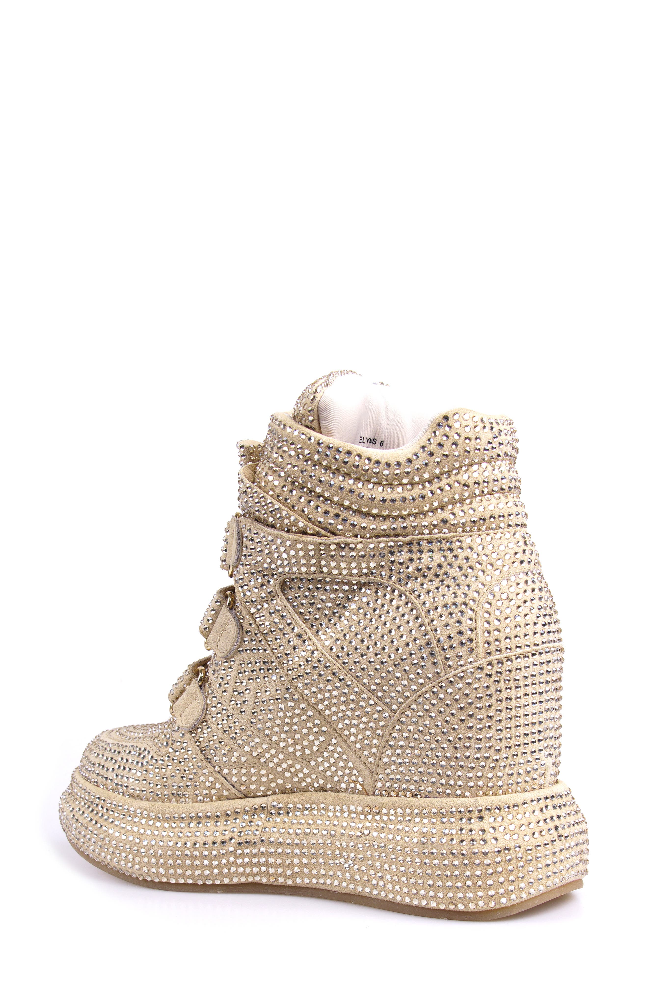 ZIGI Shorty Wedge Bootie, Alternate, color, Gold Suede