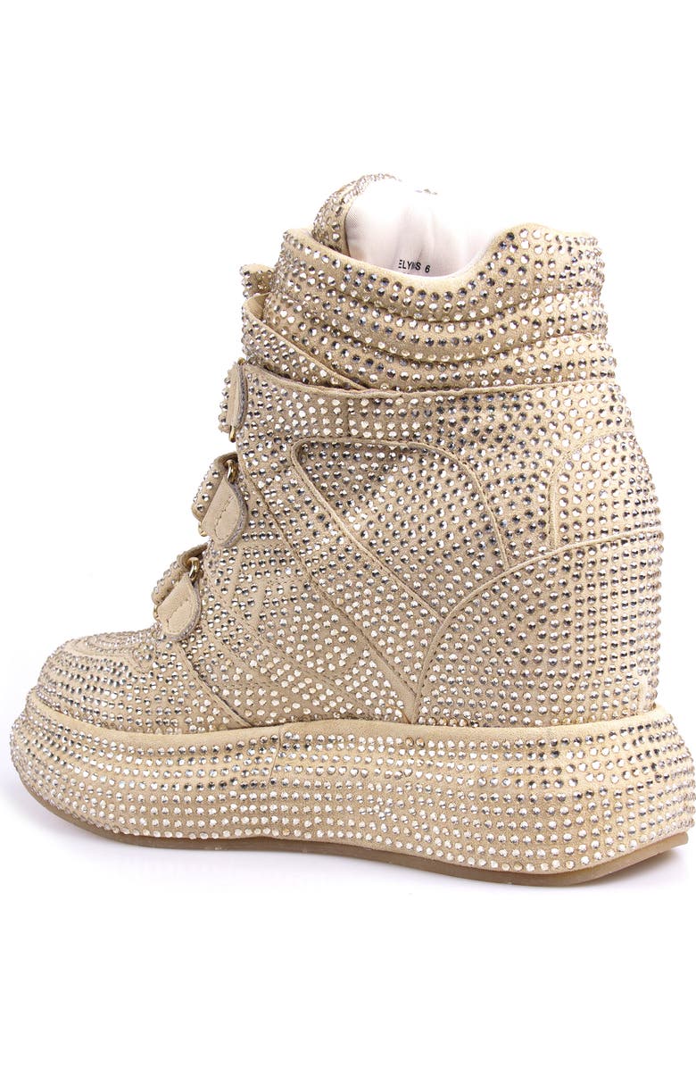 ZIGI Shorty Wedge Bootie, Alternate, color, Gold Suede
