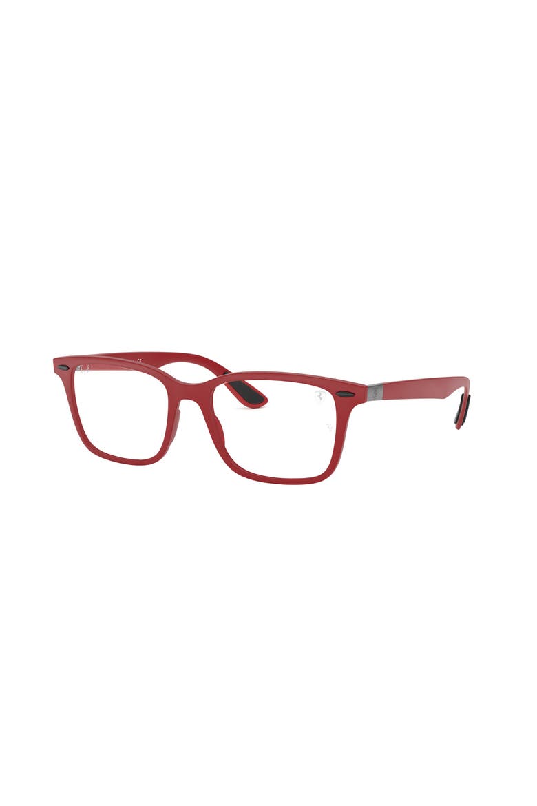 53mm Square optical glasses, Main, color, Red