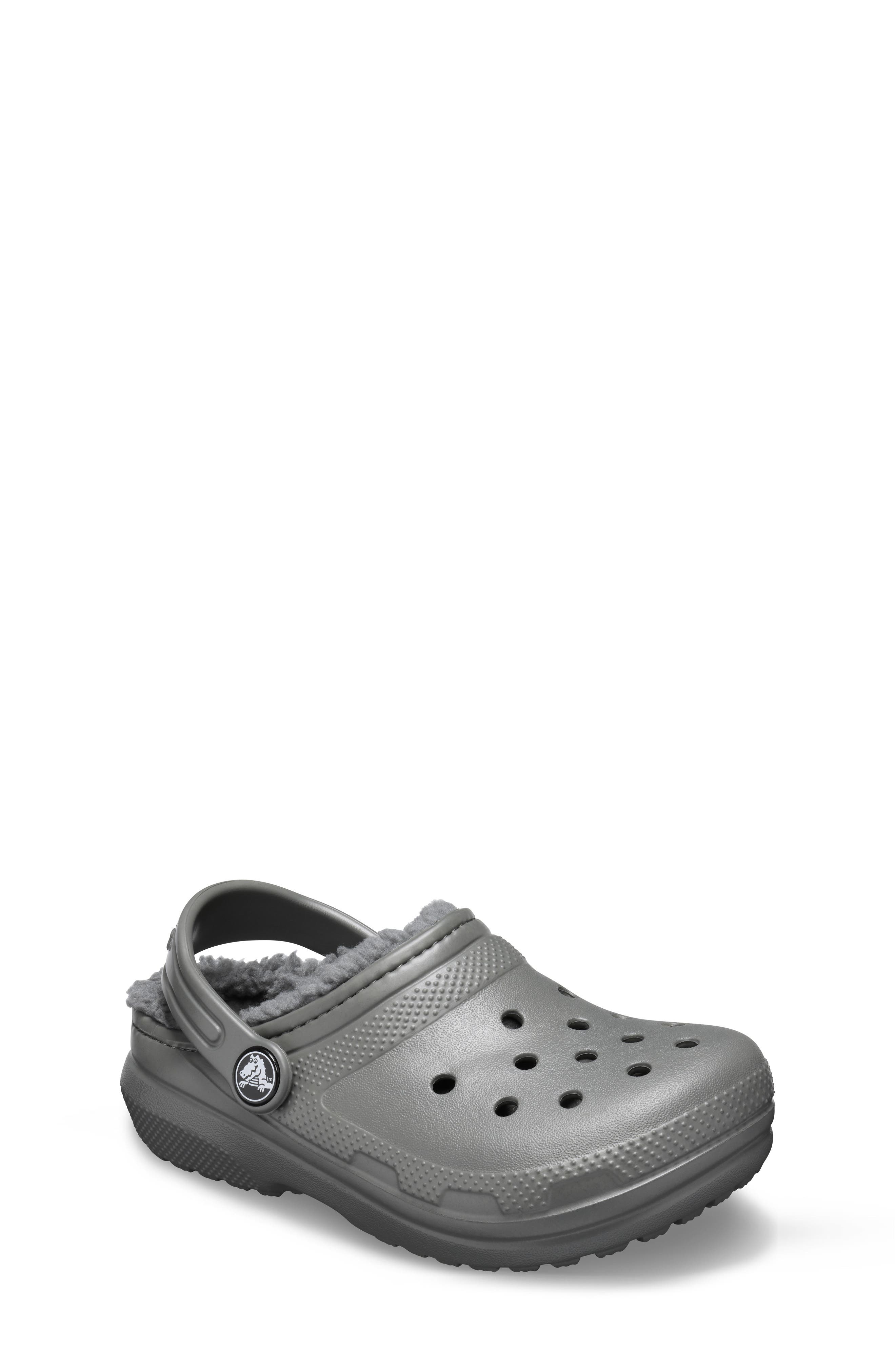 Kids' Classic Lined Clog, Main, color, SLATE GREY/SMOKE