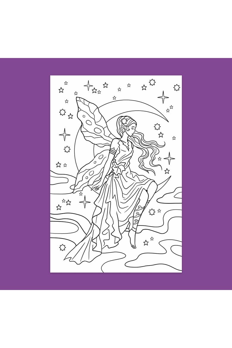 Color & Sticker Book, Alternate, color, Purple