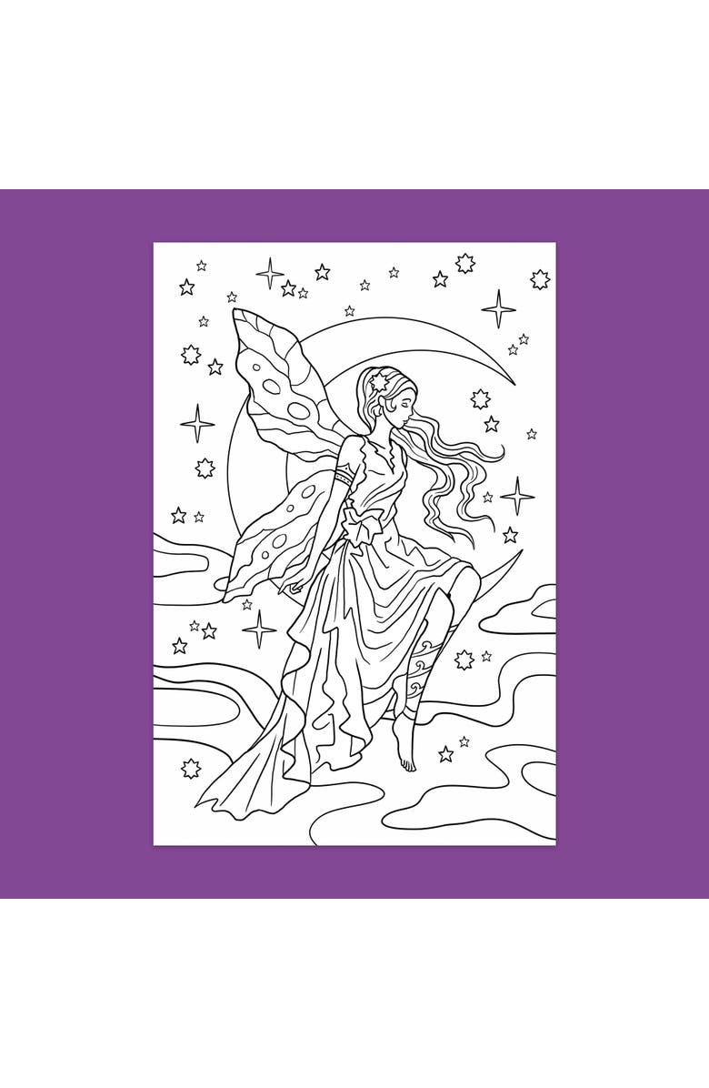 book 'n' app pApplishing house Color & Sticker Book, Alternate, color, Purple