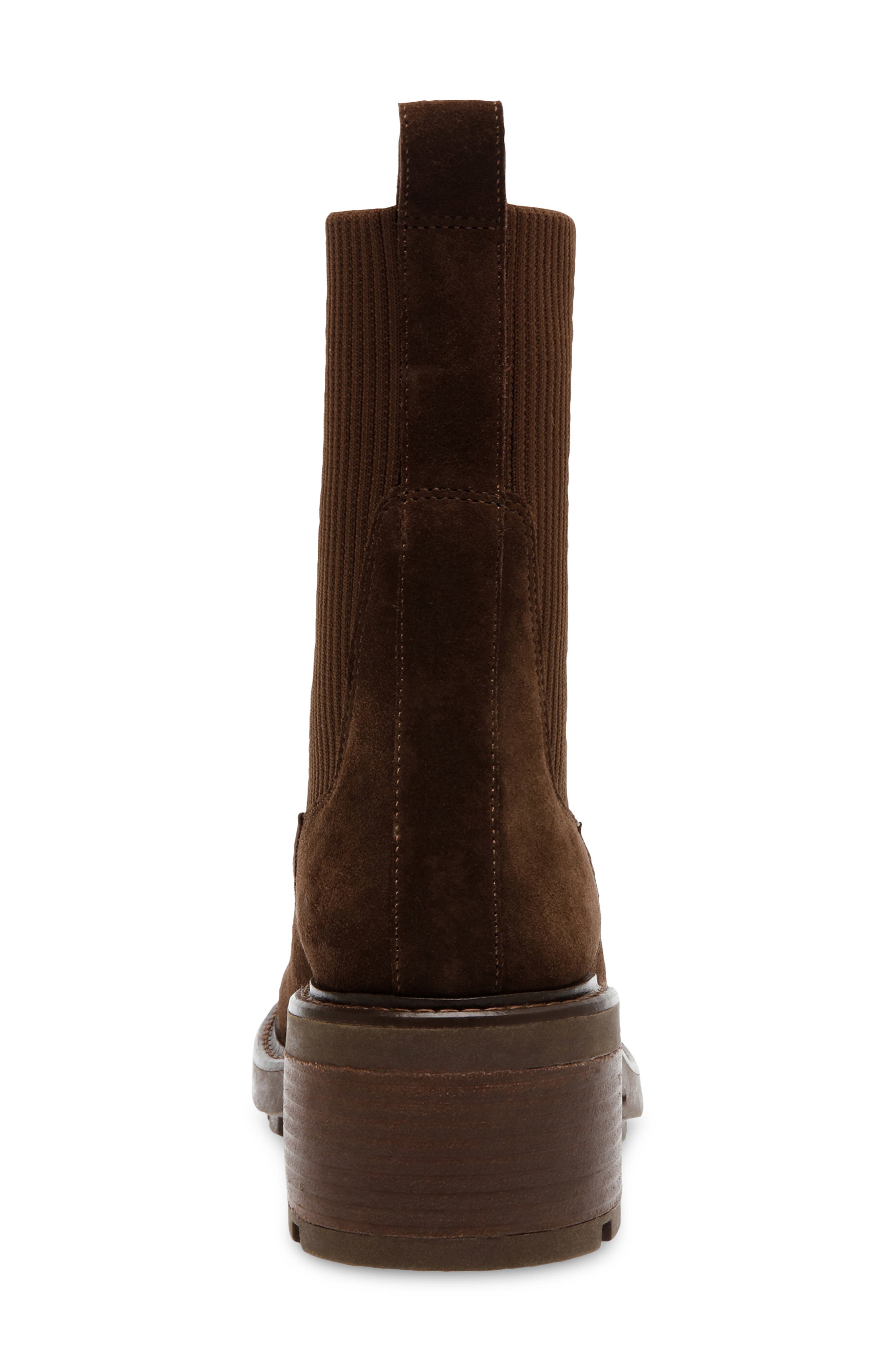Kiley Platform Bootie, Alternate, color, BROWN SUED