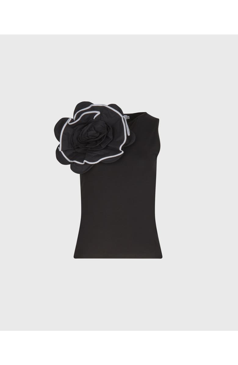 Anne Fontaine Marja T-Shirt, Main, color, Black