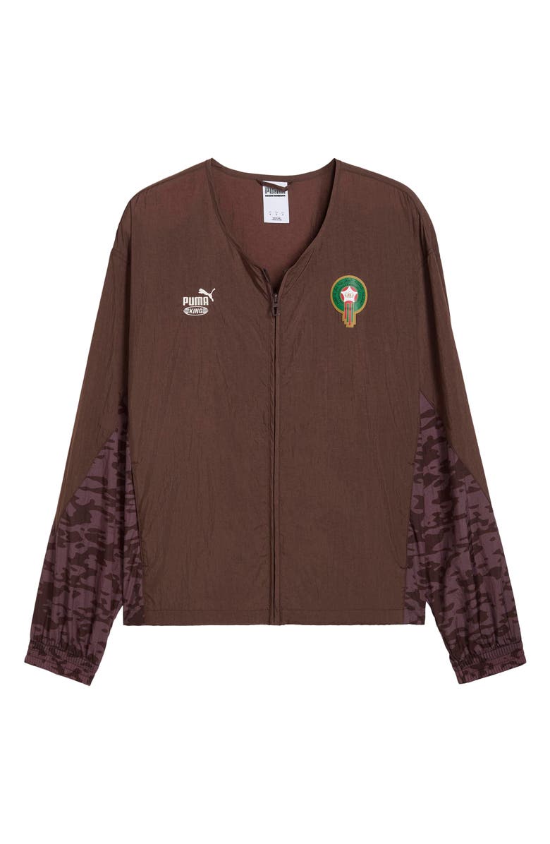 PUMA x Morocco x Salehe Bembury King Track Jacket, Alternate, color, Chocolate Brown