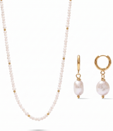 Joey Baby Freshwater Pearl Necklace and Earrings Set