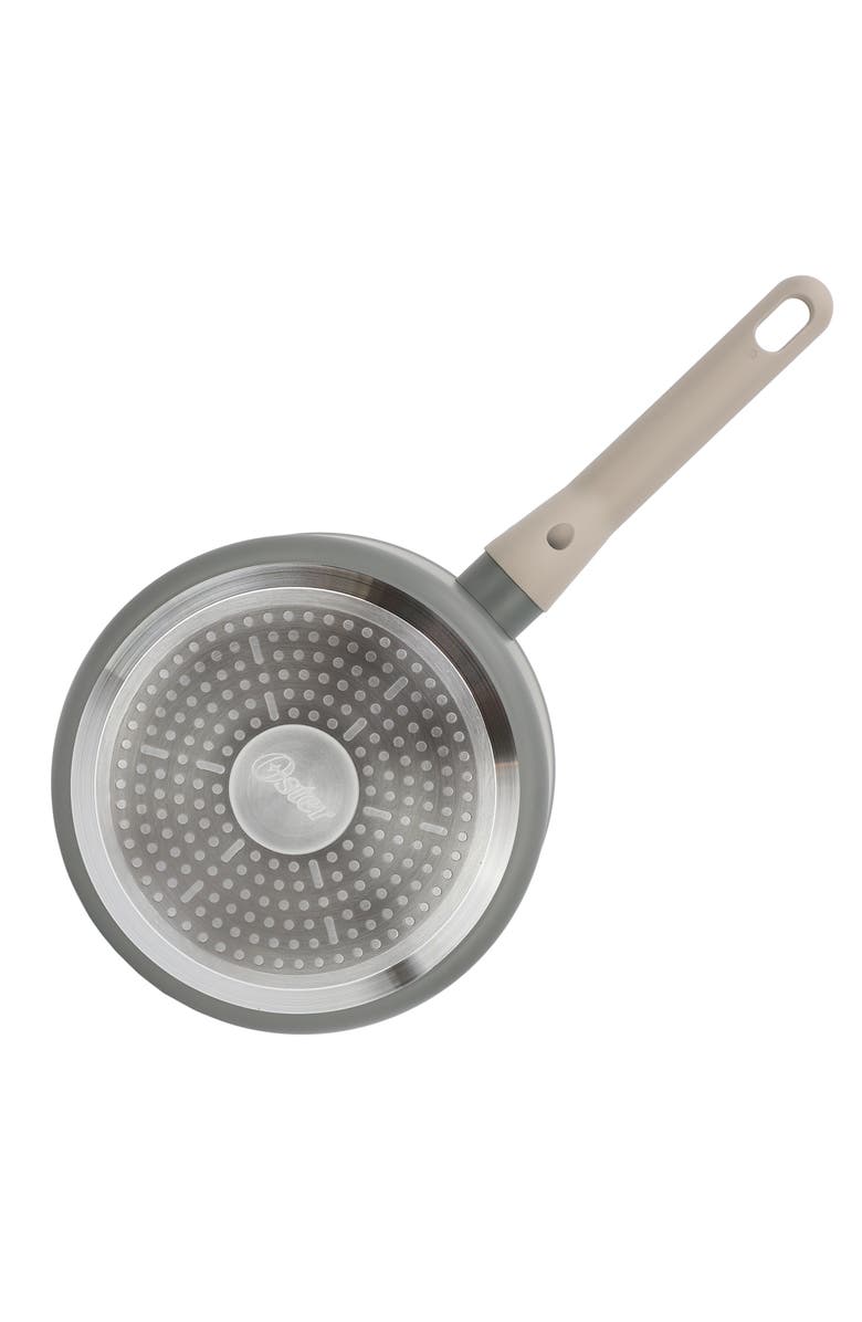 OSTER Ambrose 3 Quart Nonstick Aluminum Saucepan with Lid, Alternate, color, Grey