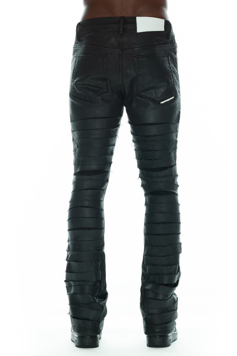 Belted Punk Stretch Super Skinny Jeans, Alternate, color, COATED