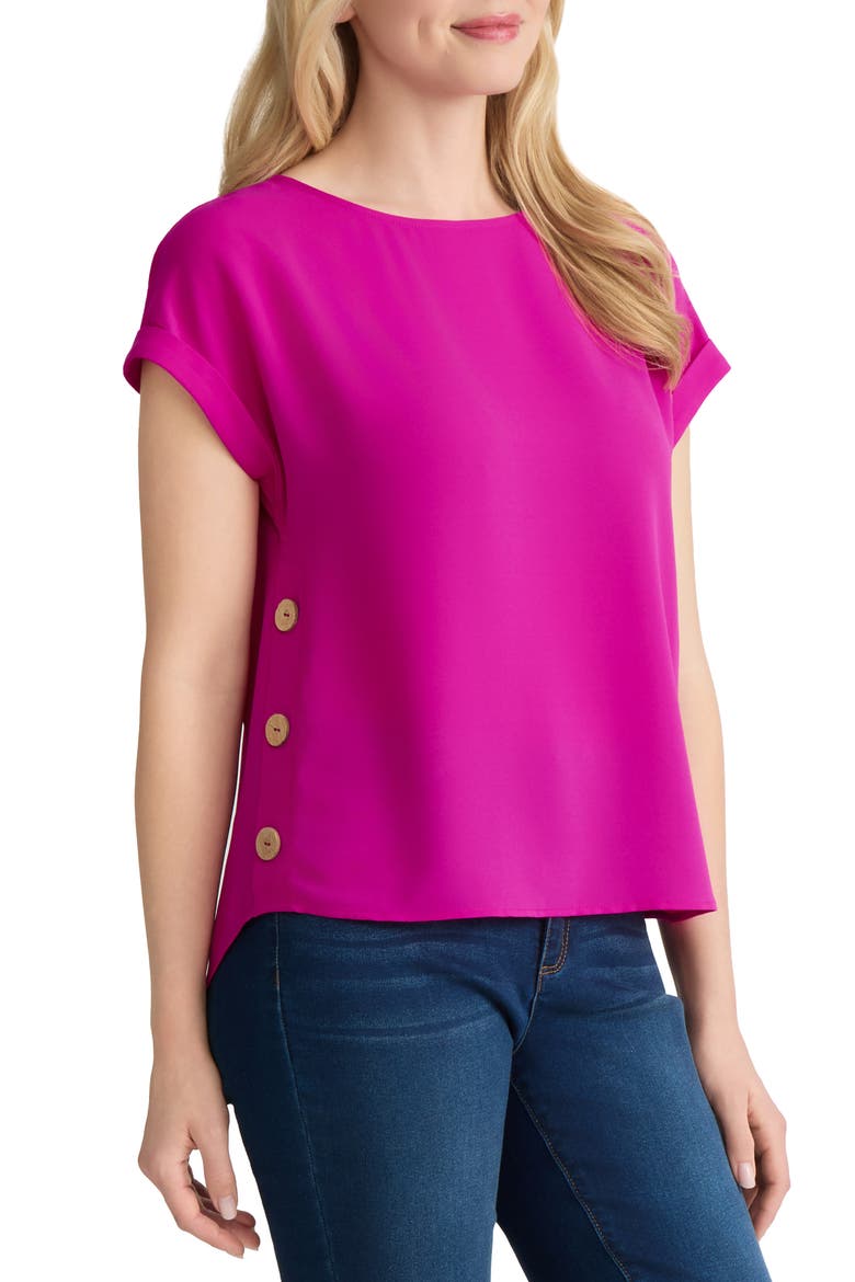 Side Button Detail Top, Alternate, color, BRIGHT ORCHID