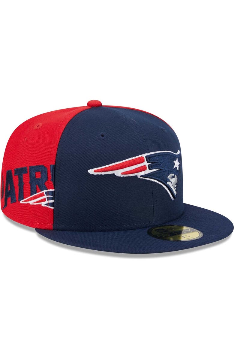 New Era Men's New Era Navy New England Patriots Gameday 59FIFTY Fitted Hat, Alternate, color, 