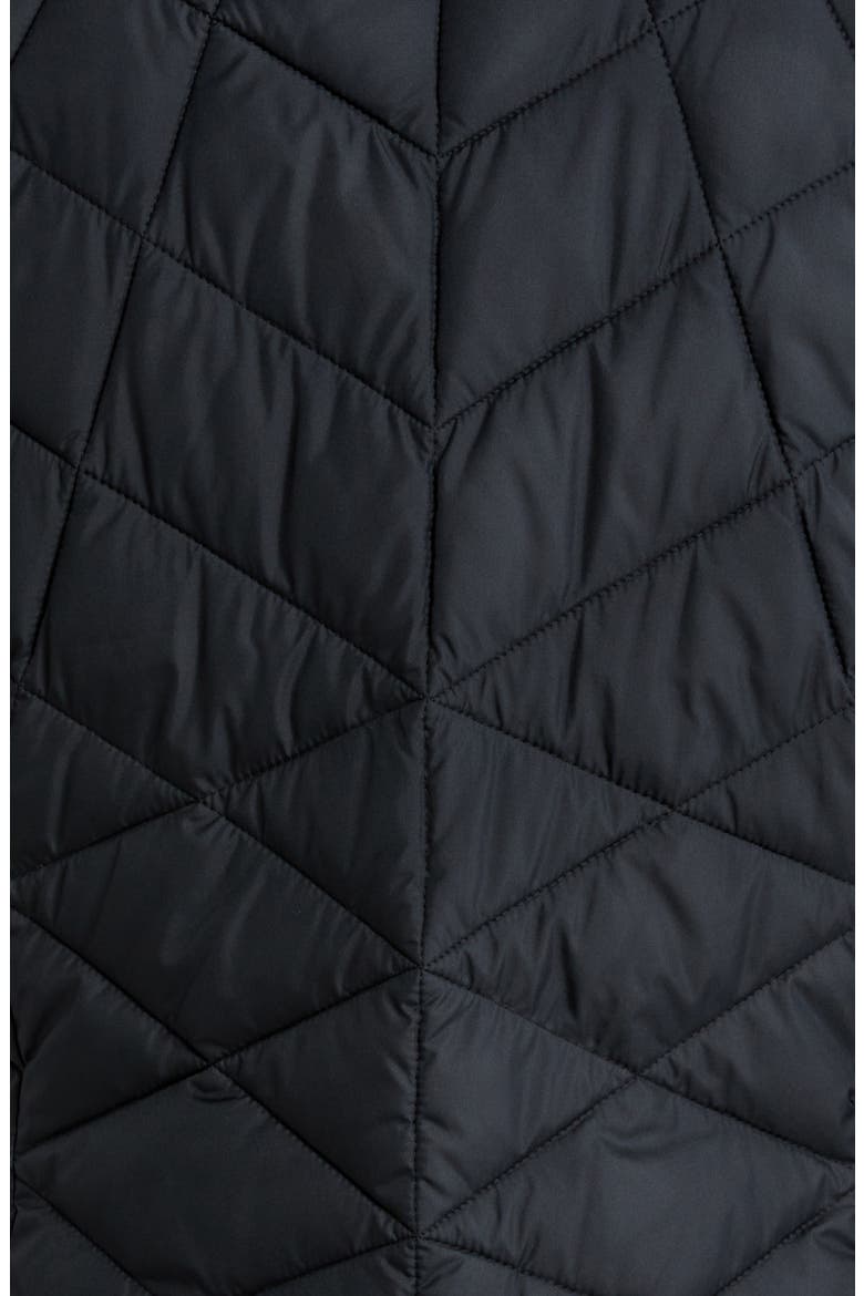 Heavenly II Water Repellent Quilted Vest, Alternate, color, BLACK